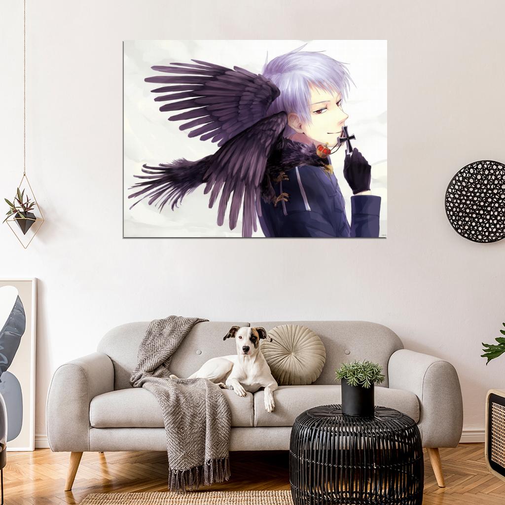 Axis Powers Hetalia Prussia Anime Manga Art Wall Art Print Poster