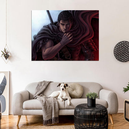 Guts Berserk Amazing Anime Manga Art Wall Art Print Poster