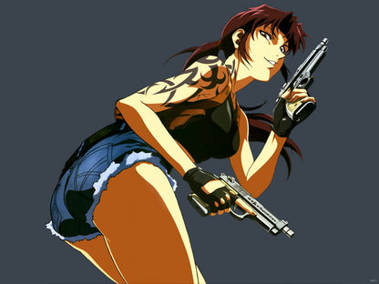 Revy Black Lagoon Hot Anime Manga Art Wall Art Print Poster