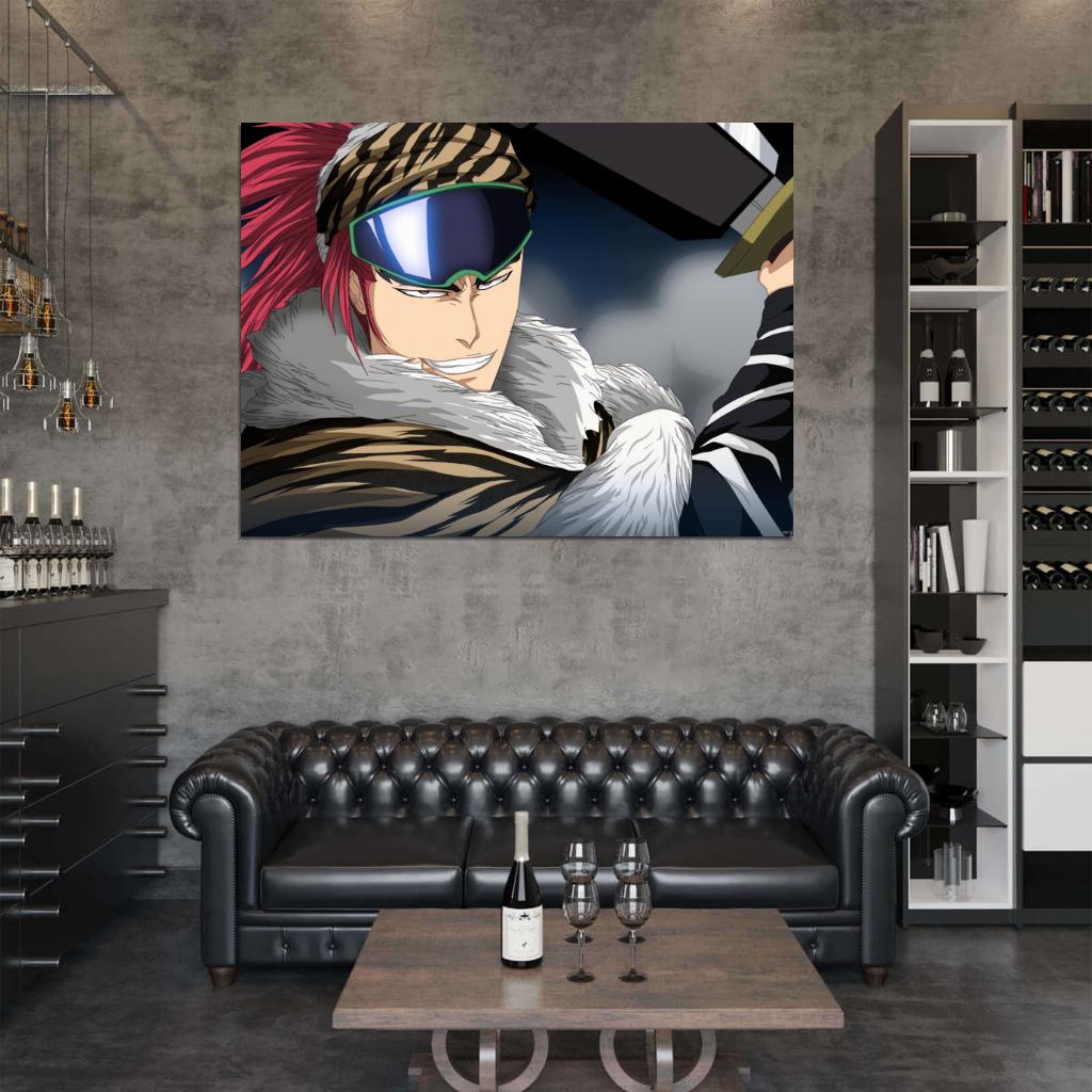 Bleach Renji Abarai Anime Manga Art Wall Art Print Poster