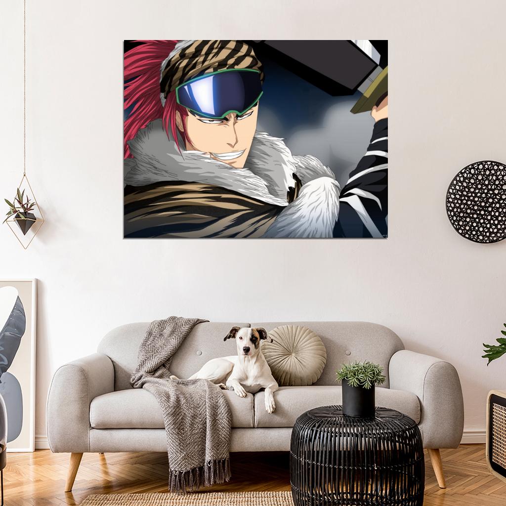 Bleach Renji Abarai Anime Manga Art Wall Art Print Poster