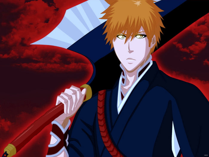 Bleach Kurosaki Ichigo Anime Manga Art Wall Art Print Poster