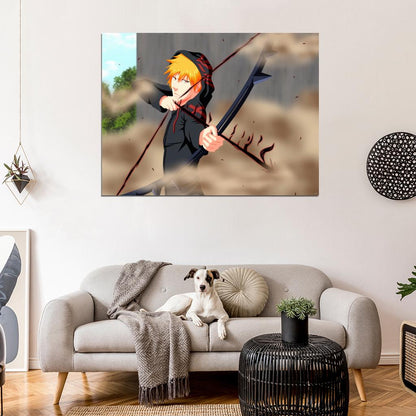 Bleach Kurosaki Ichigo Amazing Anime Manga Art Wall Art Print Poster