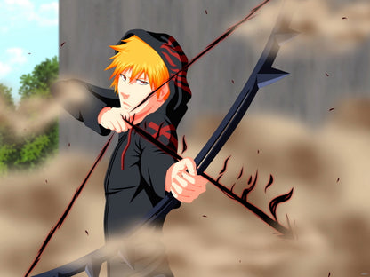 Bleach Kurosaki Ichigo Amazing Anime Manga Art Wall Art Print Poster
