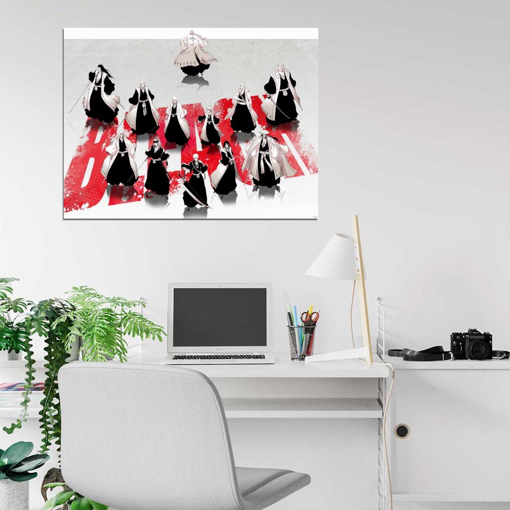 Bleach Characters Amazing Anime Manga Art Wall Art Print Poster