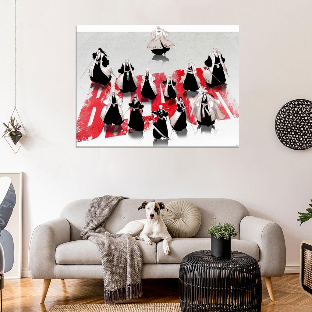 Bleach Characters Amazing Anime Manga Art Wall Art Print Poster