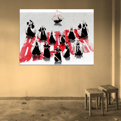 Bleach Characters Amazing Anime Manga Art Wall Art Print Poster