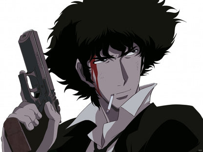 Cowboy Bebop Spike Spiegel Gun Pistol Anime Manga Art Wall Art Print Poster