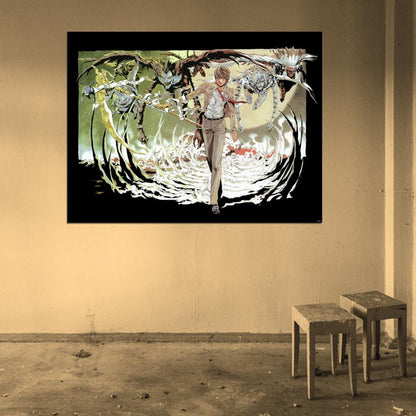 Death Note Light Yagami Awesome Anime Manga Art Wall Art Print Poster