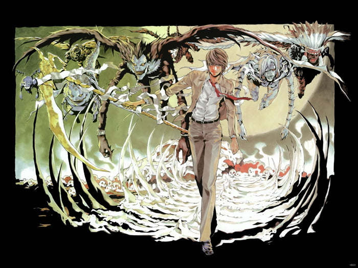 Death Note Light Yagami Awesome Anime Manga Art Wall Art Print Poster