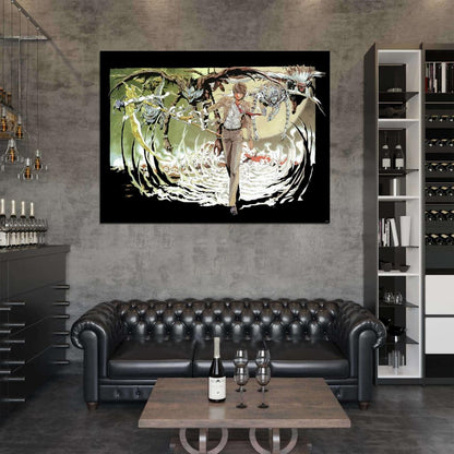 Death Note Light Yagami Awesome Anime Manga Art Wall Art Print Poster