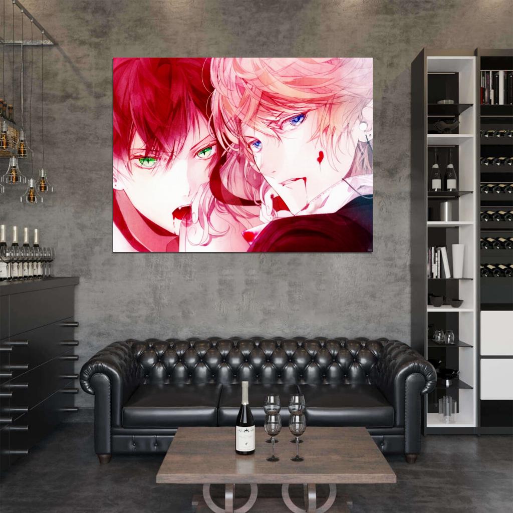 Diabolik Lovers Ayato Sakamaki Shu Anime Manga Art Wall Art Print Poster