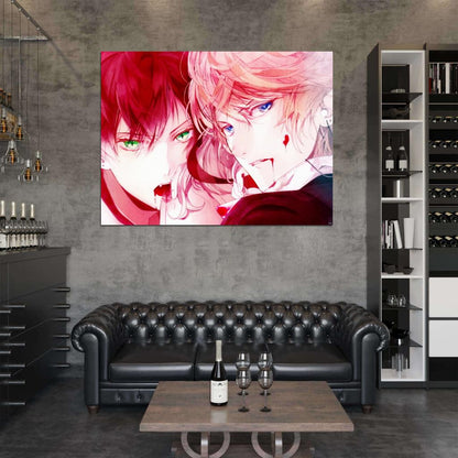 Diabolik Lovers Ayato Sakamaki Shu Anime Manga Art Wall Art Print Poster