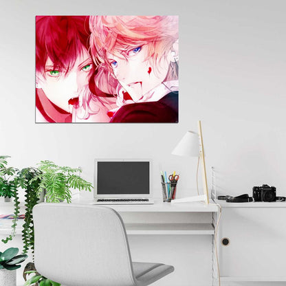 Diabolik Lovers Ayato Sakamaki Shu Anime Manga Art Wall Art Print Poster