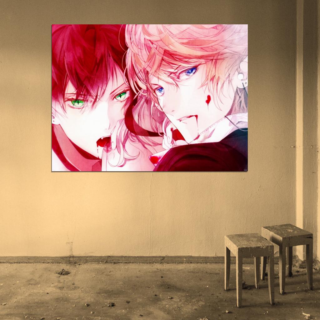 Diabolik Lovers Ayato Sakamaki Shu Anime Manga Art Wall Art Print Poster