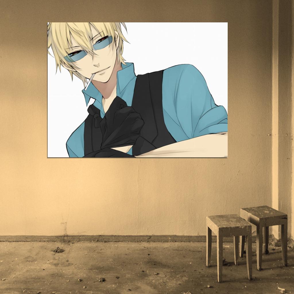 Durarara Shizuo Heiwajima Durarara!! Anime Manga Art Wall Art Print Poster