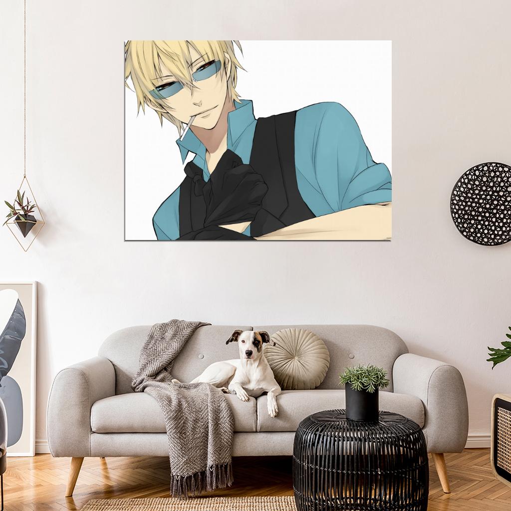 Durarara Shizuo Heiwajima Durarara!! Anime Manga Art Wall Art Print Poster