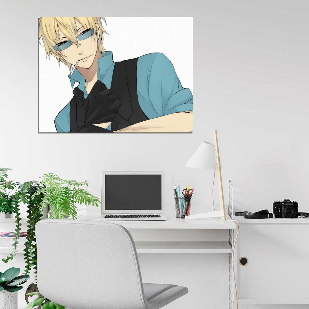Durarara Shizuo Heiwajima Durarara!! Anime Manga Art Wall Art Print Poster