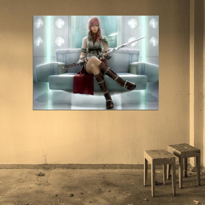 Lightning Final Fantasy XIII FF 13 Anime Manga Art Wall Art Print Poster
