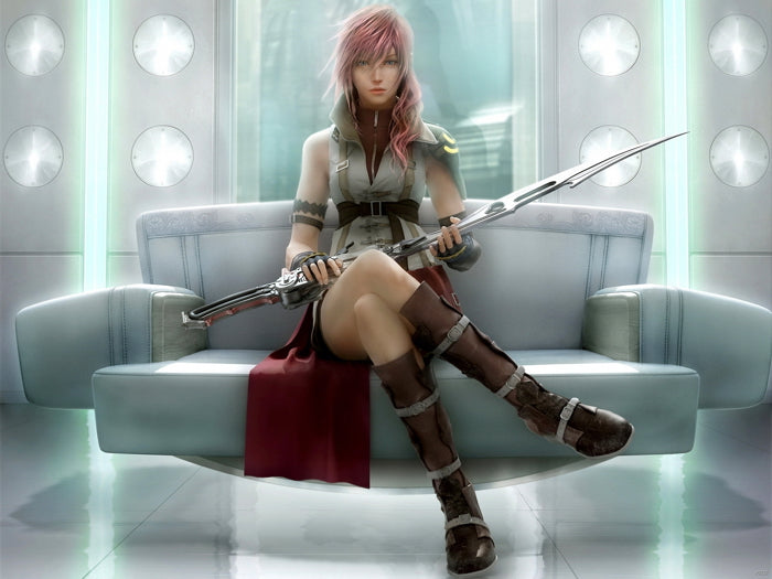 Lightning Final Fantasy XIII FF 13 Anime Manga Art Wall Art Print Poster