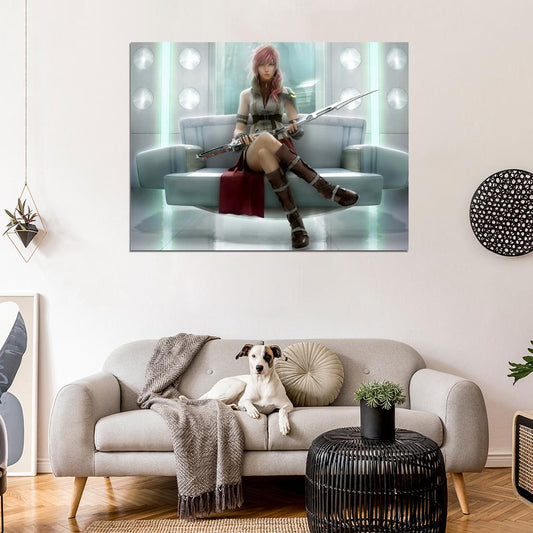 Lightning Final Fantasy XIII FF 13 Anime Manga Art Wall Art Print Poster