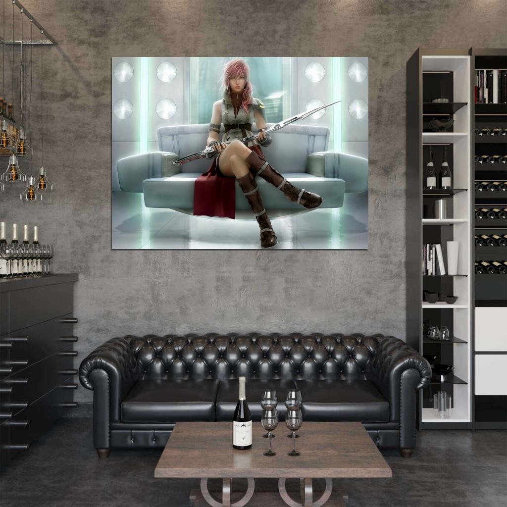 Lightning Final Fantasy XIII FF 13 Anime Manga Art Wall Art Print Poster