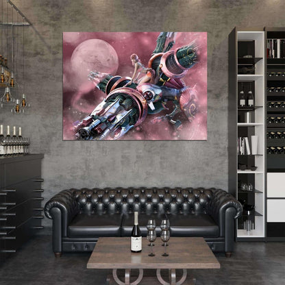 Lightning Awesome Amazing Final Fantasy XIII FF 13 Anime Manga Art Wall Art Print Poster