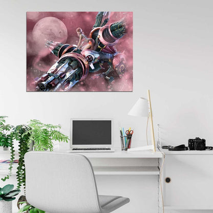 Lightning Awesome Amazing Final Fantasy XIII FF 13 Anime Manga Art Wall Art Print Poster