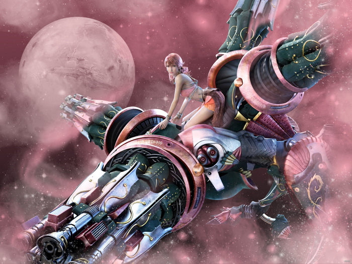 Lightning Awesome Amazing Final Fantasy XIII FF 13 Anime Manga Art Wall Art Print Poster