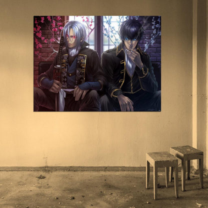 Gintama Hakuouki Toshizo Hijikata Toushirou Anime Manga Art Wall Art Print Poster