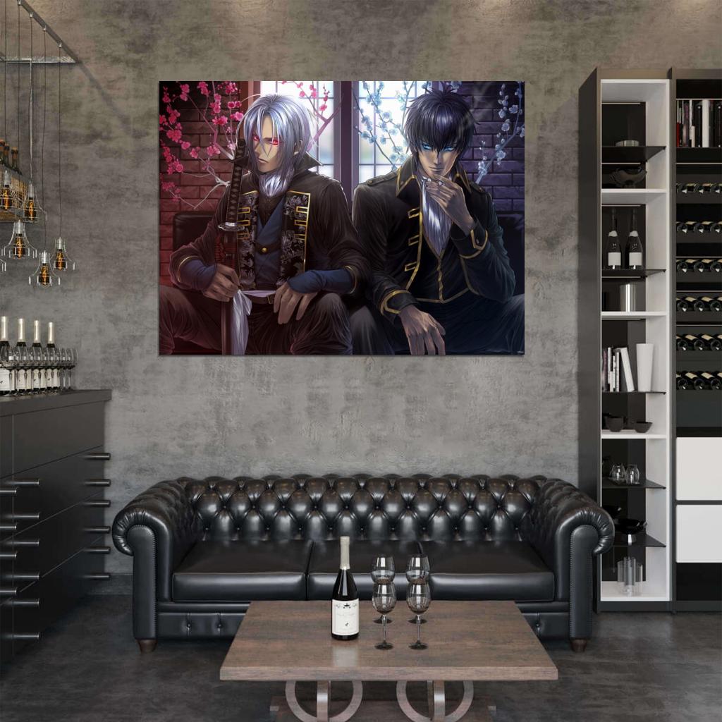 Gintama Hakuouki Toshizo Hijikata Toushirou Anime Manga Art Wall Art Print Poster