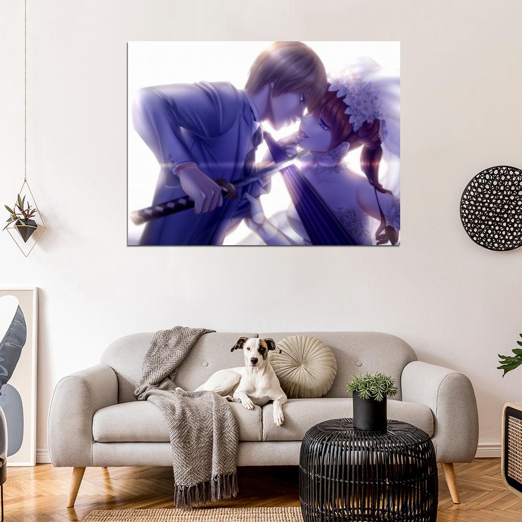 Gintama Kagura Okita Sougo Anime Manga Art Wall Art Print Poster
