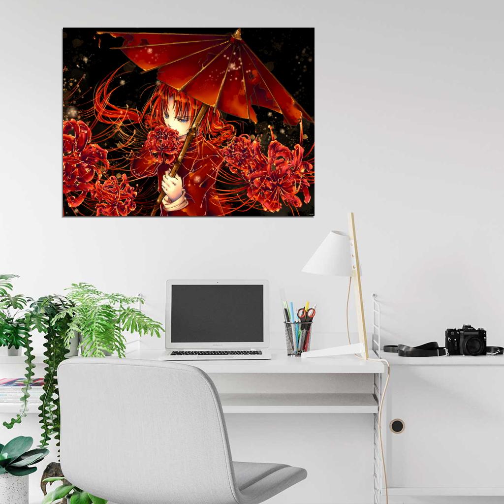 Gintama Kamui Beautiful Anime Manga Art Wall Art Print Poster