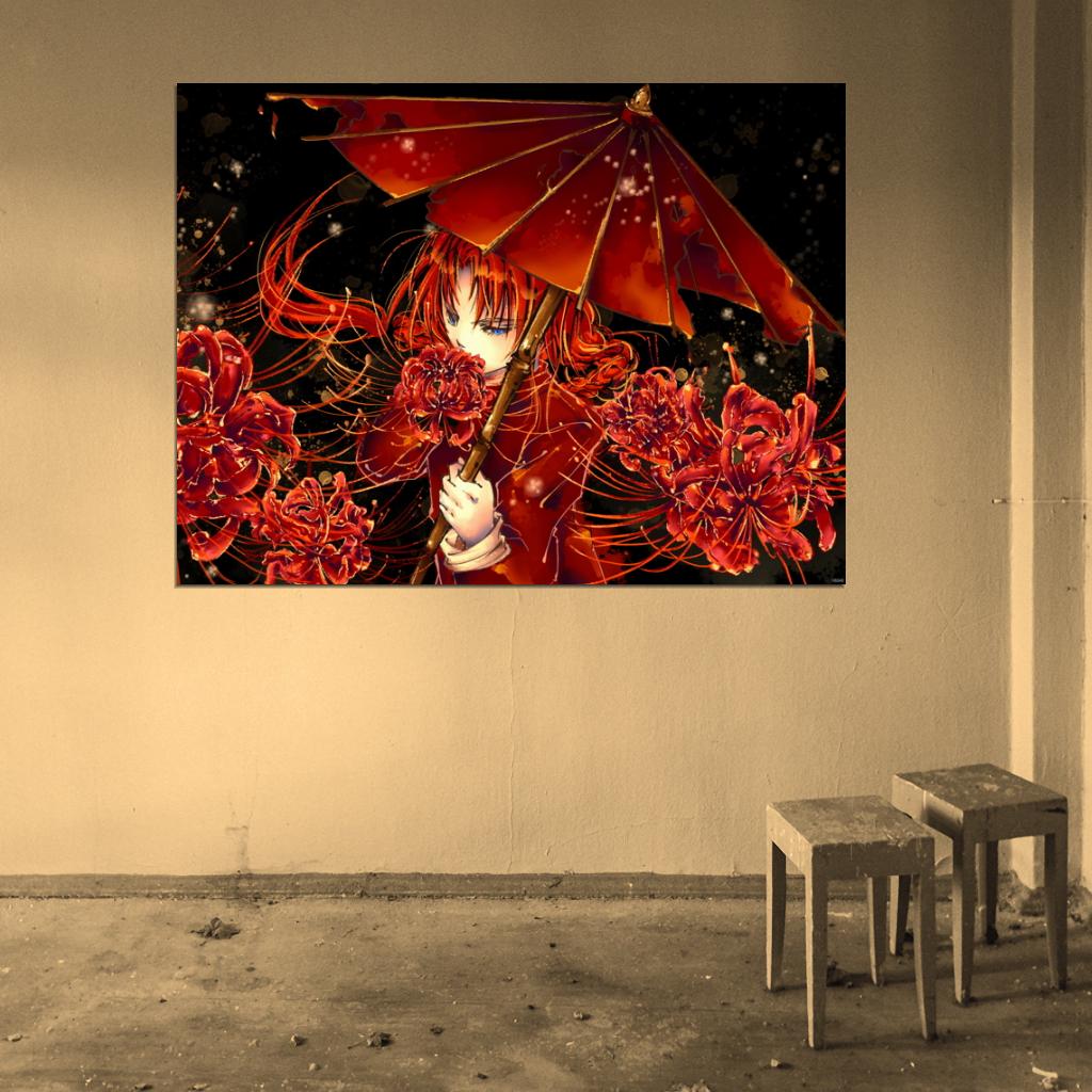 Gintama Kamui Beautiful Anime Manga Art Wall Art Print Poster
