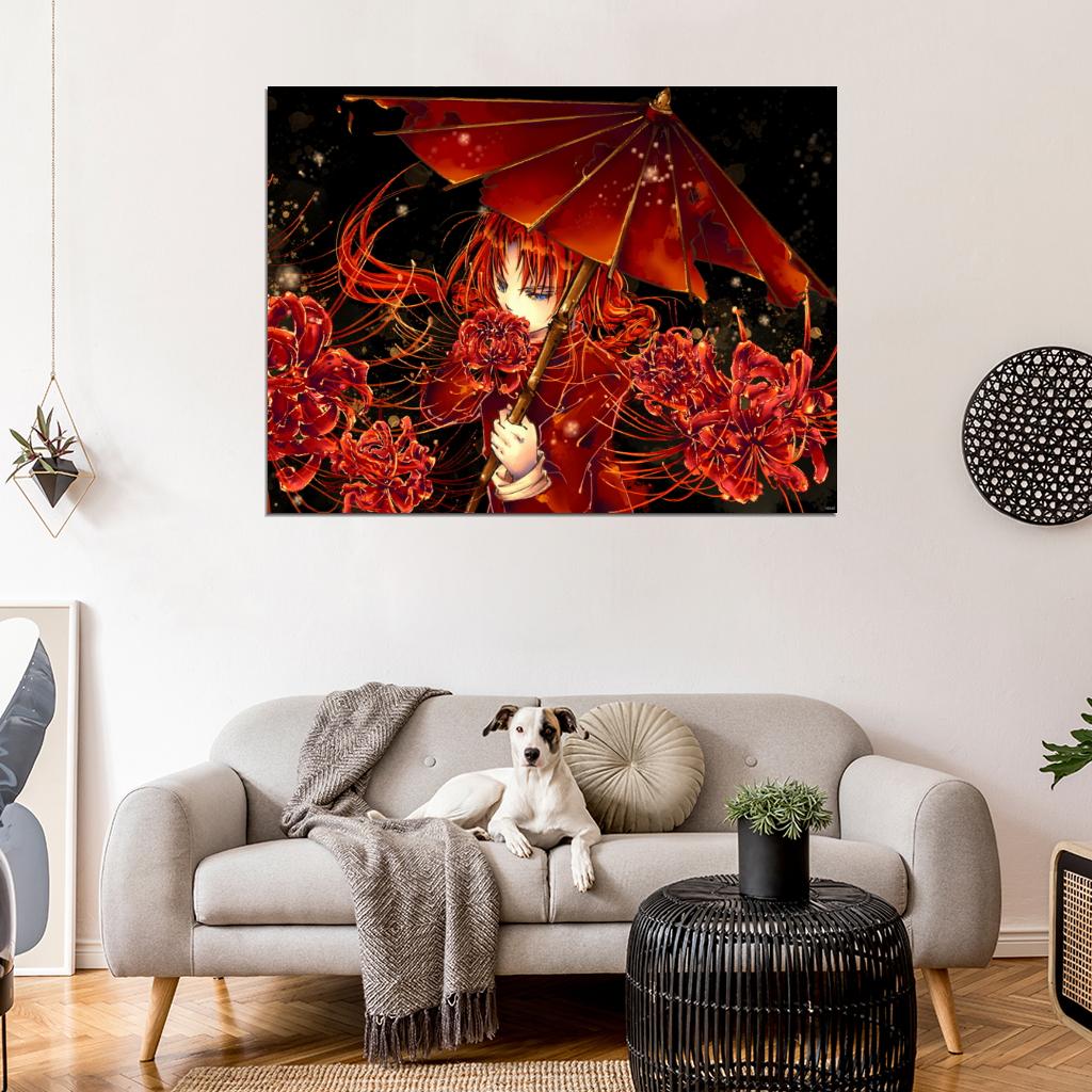 Gintama Kamui Beautiful Anime Manga Art Wall Art Print Poster