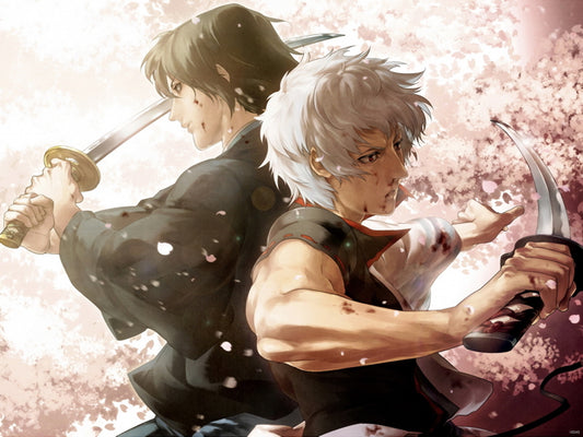 Gintama Katsura Kotaro Sakata Gintoki Anime Manga Art Wall Art Print Poster