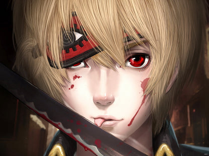 Gintama Okita Sougo Awesome Anime Manga Art Wall Art Print Poster