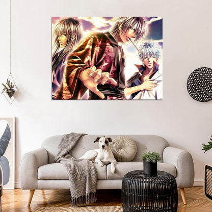 Gintama Sakata Gintoki Katsura Kotaro Takasugi Shinsuke Anime Manga Art Wall Art Print Poster