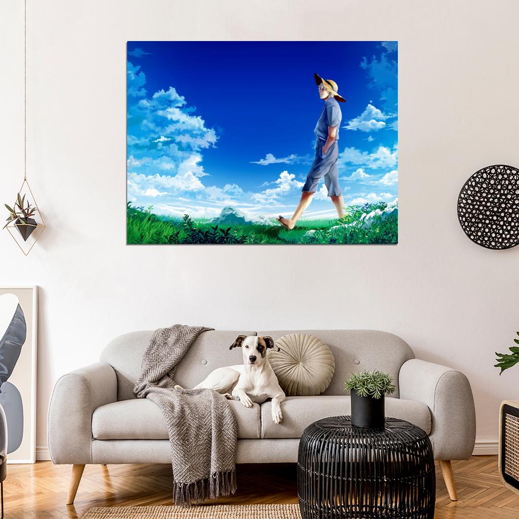 Gintama Sakata Gintoki Amazing Beautiful Anime Manga Art Wall Art Print Poster