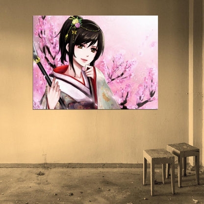 Gintama Shimura Tae Beautiful Japanese Anime Manga Art Wall Art Print Poster