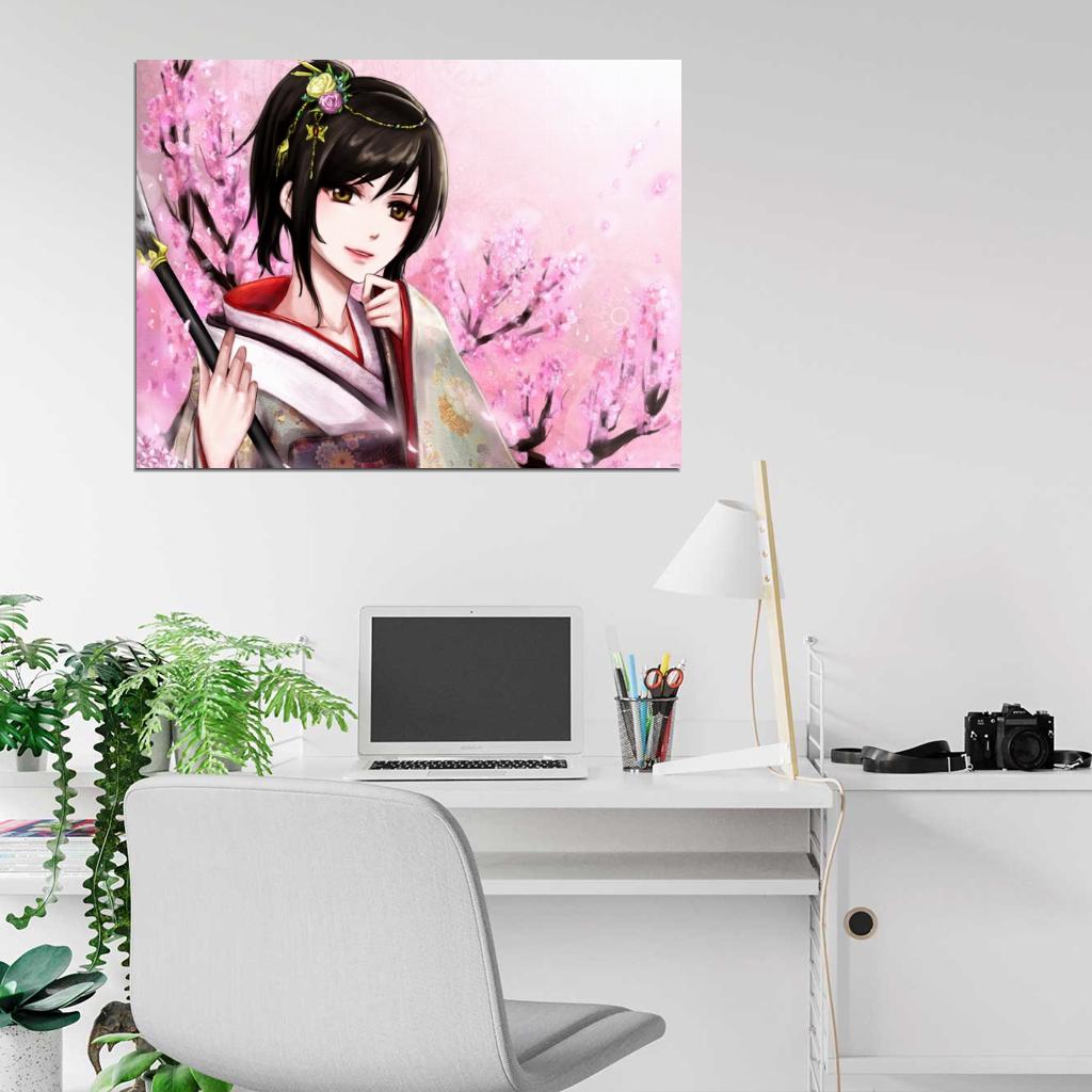 Gintama Shimura Tae Beautiful Japanese Anime Manga Art Wall Art Print Poster