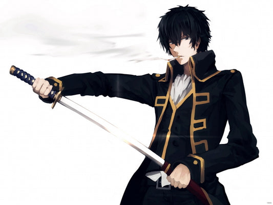 Gintama Hijikata Toushirou Katana Anime Manga Art Wall Art Print Poster