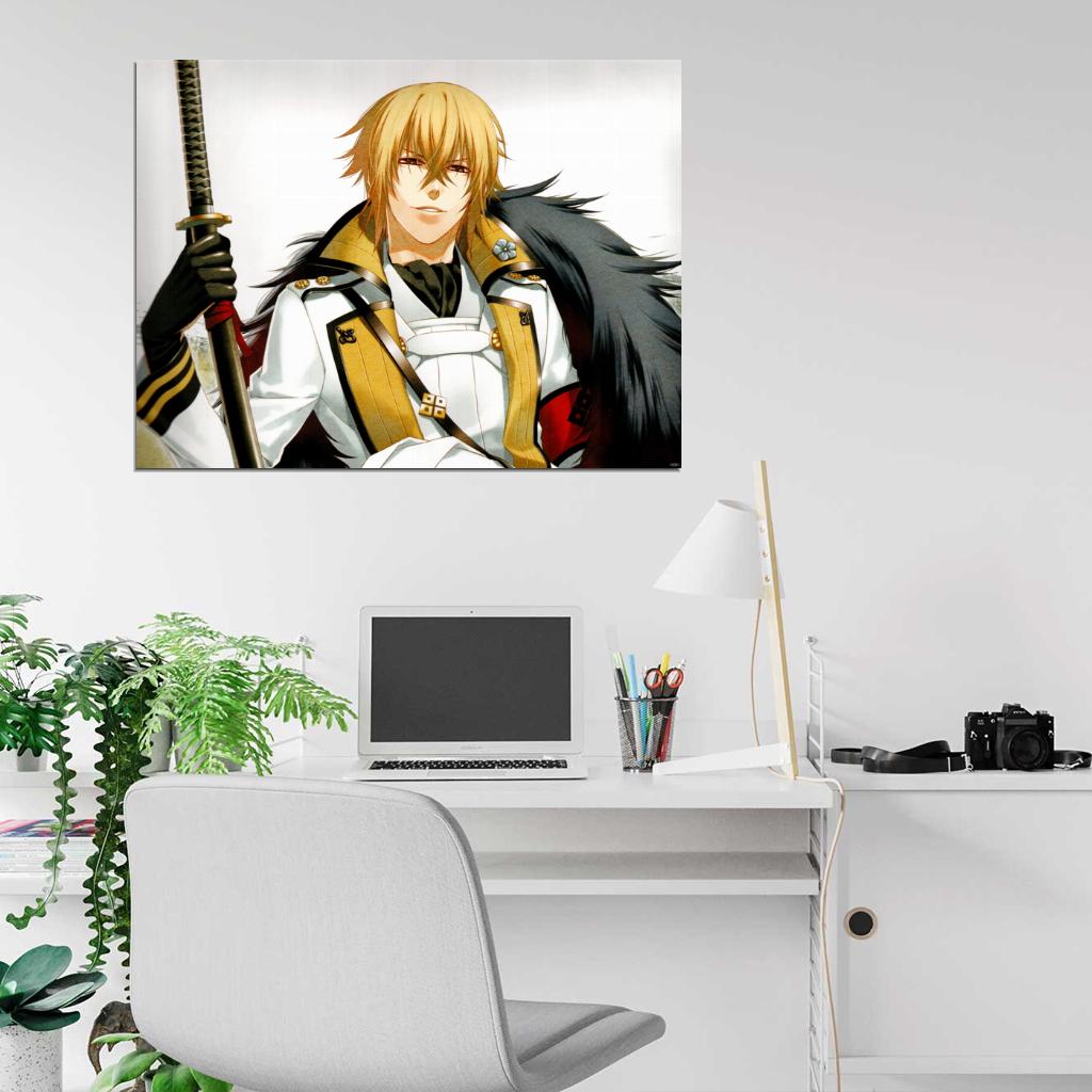 Hakuouki Shinsengumi Kitan Chikage Kazama Anime Manga Art Wall Art Print Poster