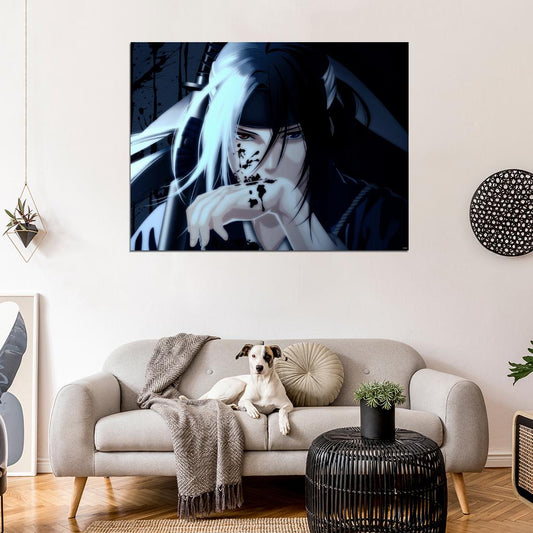 Hakuouki Shinsengumi Kitan Toshizo Hijikata Anime Manga Art Wall Art Print Poster