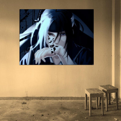 Hakuouki Shinsengumi Kitan Toshizo Hijikata Anime Manga Art Wall Art Print Poster
