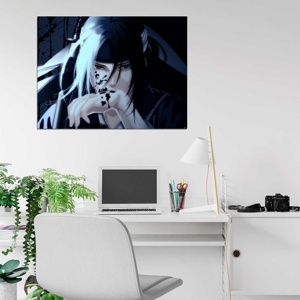 Hakuouki Shinsengumi Kitan Toshizo Hijikata Anime Manga Art Wall Art Print Poster