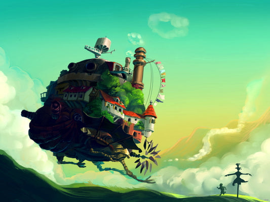 Howl's Moving Castle Beautiful Amazing Anime Manga Art Wall Art Print Poster