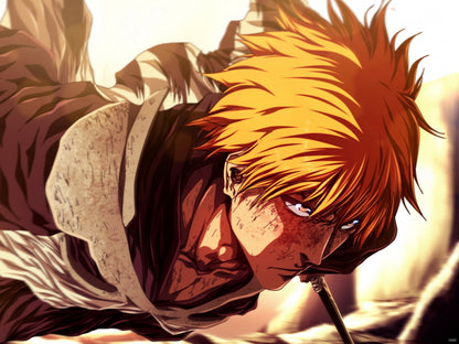 Ichigo Kurosaki Bleach Awesome Anime Manga Art Wall Art Print Poster