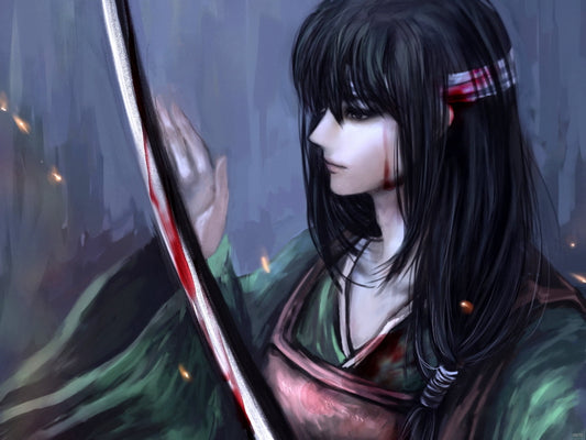 Gintama Katsura Kotarou Katana Anime Manga Art Wall Art Print Poster