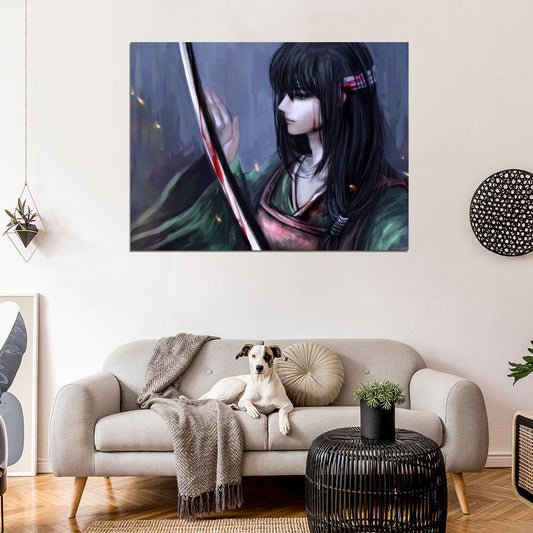 Gintama Katsura Kotarou Katana Anime Manga Art Wall Art Print Poster